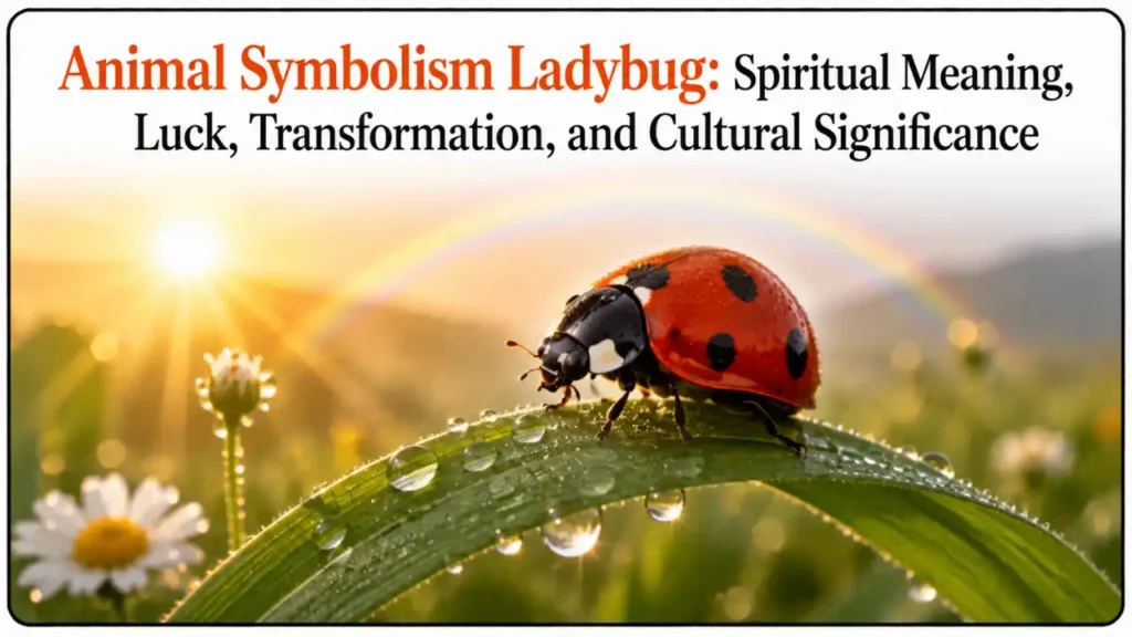 Animal Symbolism Ladybug_ Spiritual Meaning, Luck, Transformation, and Cultural Significance
