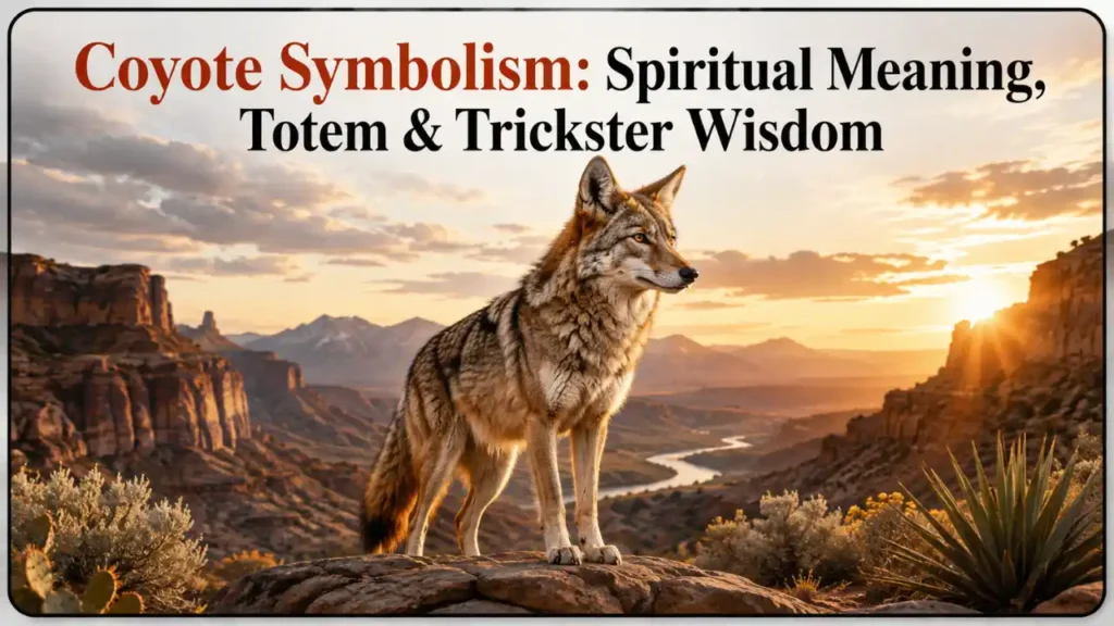 Coyote Symbolism Spiritual Meaning, Totem & Trickster Wisdom