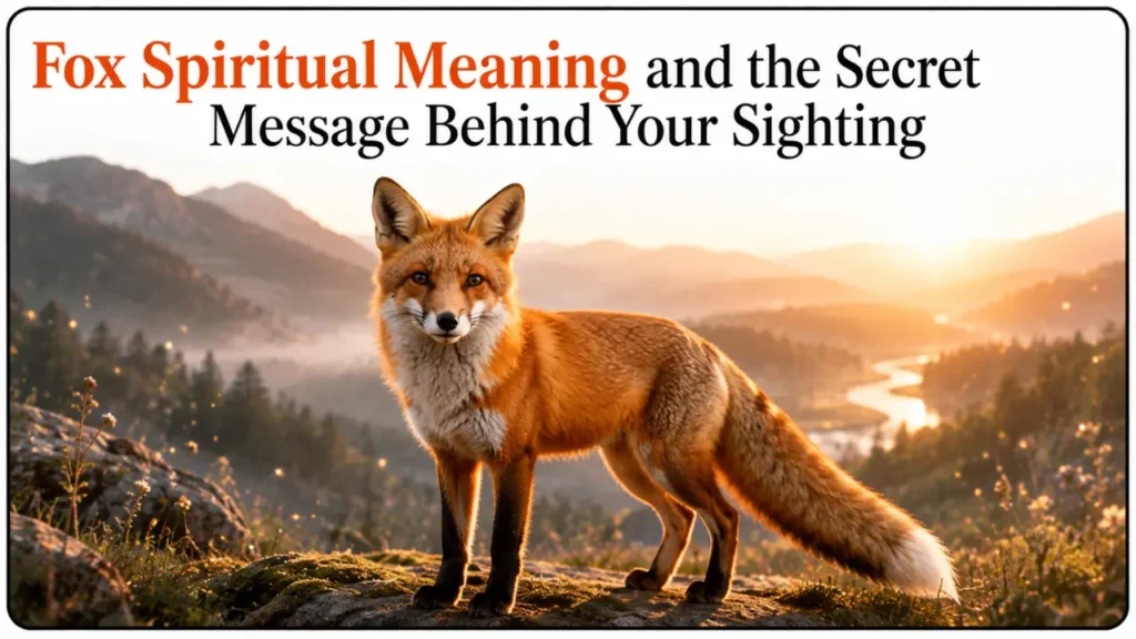 Fox Spiritual Meaning and the Secret Message Behind Your Sighting