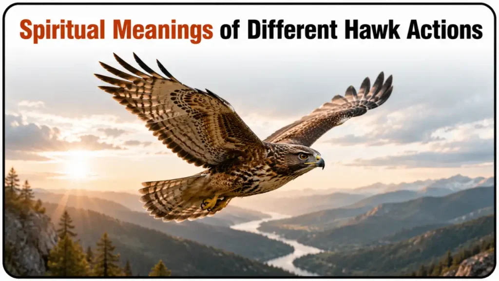 Spiritual Meanings of Different Hawk Actions